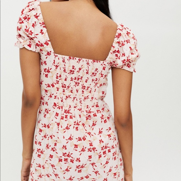 NWT Urban Outfitters Pink Floral Dress - Picture 2 of 10